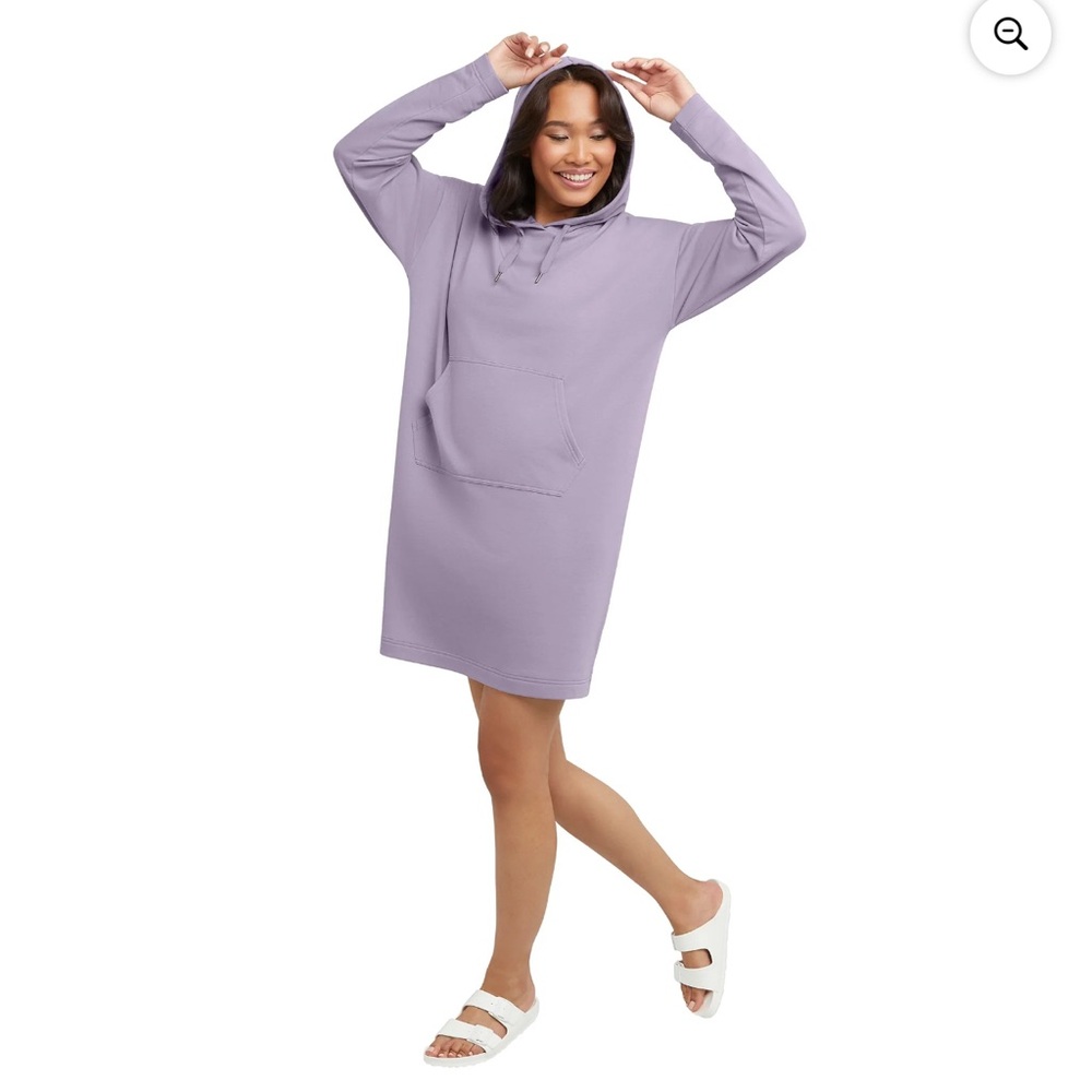 NWT Hanes Originals women’s Cozy Fleece Hoodie Dress